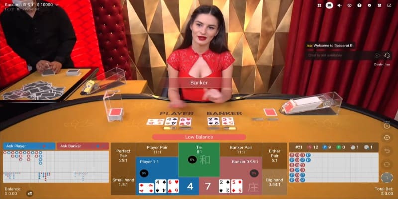 Chọn Banker là chiến thuật hay trong khi chơi Baccarat